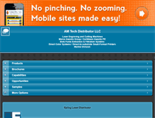 Tablet Screenshot of amdistributor.com
